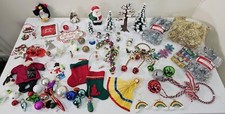 Assorted Christmas Holiday Ornament  Decoration Lot
