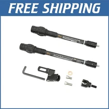 Professional Archery Stabilizer Kit - Lightweight Carbon Body & Weights Included