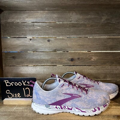 Womens Brooks Revel 4 Purple Athletic Running Shoes Sneakers Size 12 B GUC