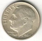 USA - 1964D - Dime - Roosevelt Silver - #12877RG