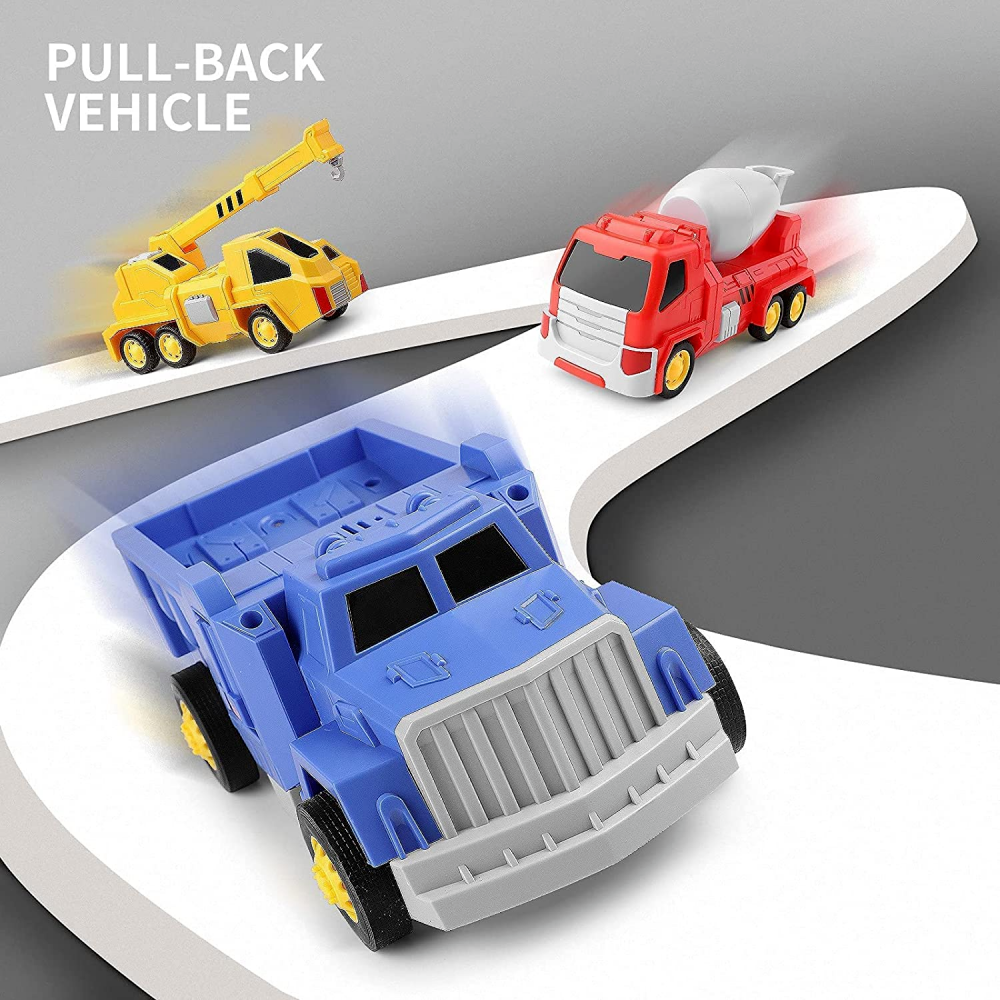 SNAEN Toys for 3 4 5 6 7 Year Old Boys - Construction Vehicles