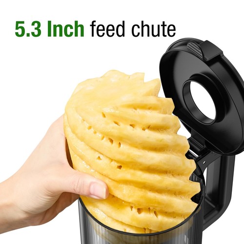 Juicer Machines TUUMIIST Cold Press Juicer with 5.3" Extra Large Feed Chute F... - Picture 2 of 7