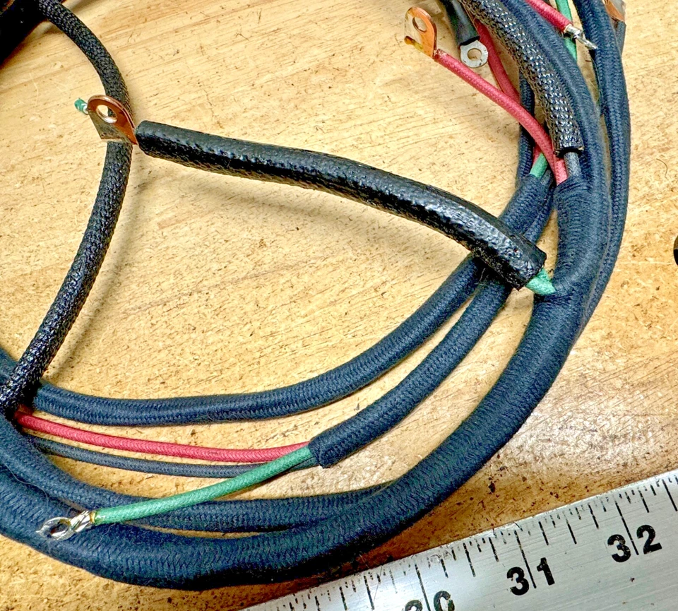 Harley 1942 XA Premium Wiring Harness Correct Soldered Terminals Cotton Loom USA - Image 2 of 4