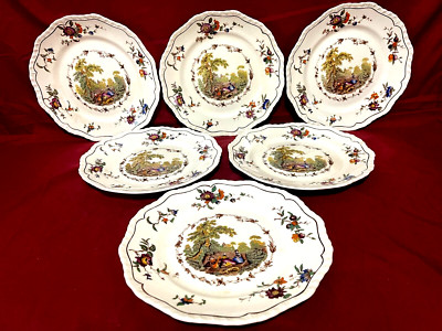 英国Mason's Manchu アイアンストーン皿 直径25cm 5枚セット