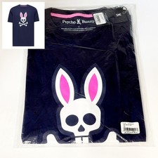  NEW Men Psycho Bunny Rex Graphic Tee EVENING BLUE MT0200324 402   