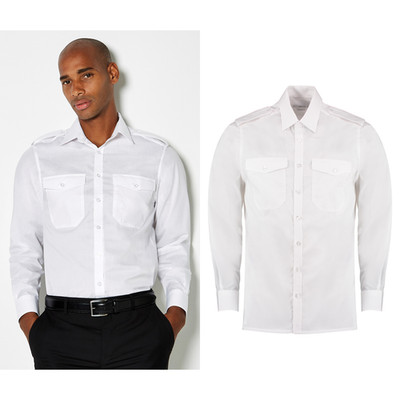 Kustom Kit Pilot shirt long sleeved - Easy-iron