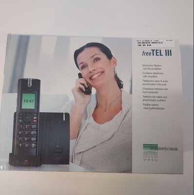 Seniorentelefon Humantechnik FreeTEL III Bluetooth ( Höhrgeräte) Neu NP 199  