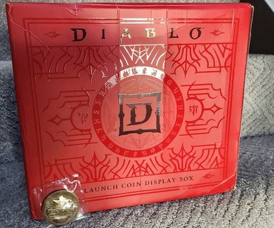 Diablo 4 IV Developer Launch Coin Display Rare Blizzard Entertainment