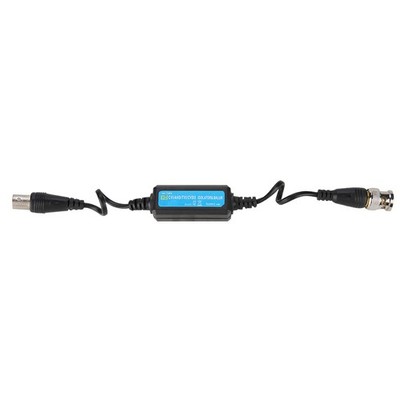 Ground Loop Isolator Kompakt Für Sicherheitskamera Schwarz