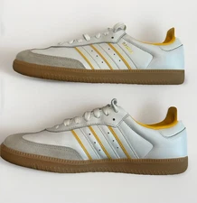Adidas Samba Og 'Two Tone Stripes Crew Yellow' ID1479  Men’s - Size 10 US