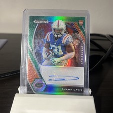 2021 Prizm DP Collegiate Shawn Davis Green Rookie Auto Florida Gators
