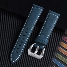 18–24mm Vintage Genuine Leather Strap For Panerai Men Women Sport Watch Band