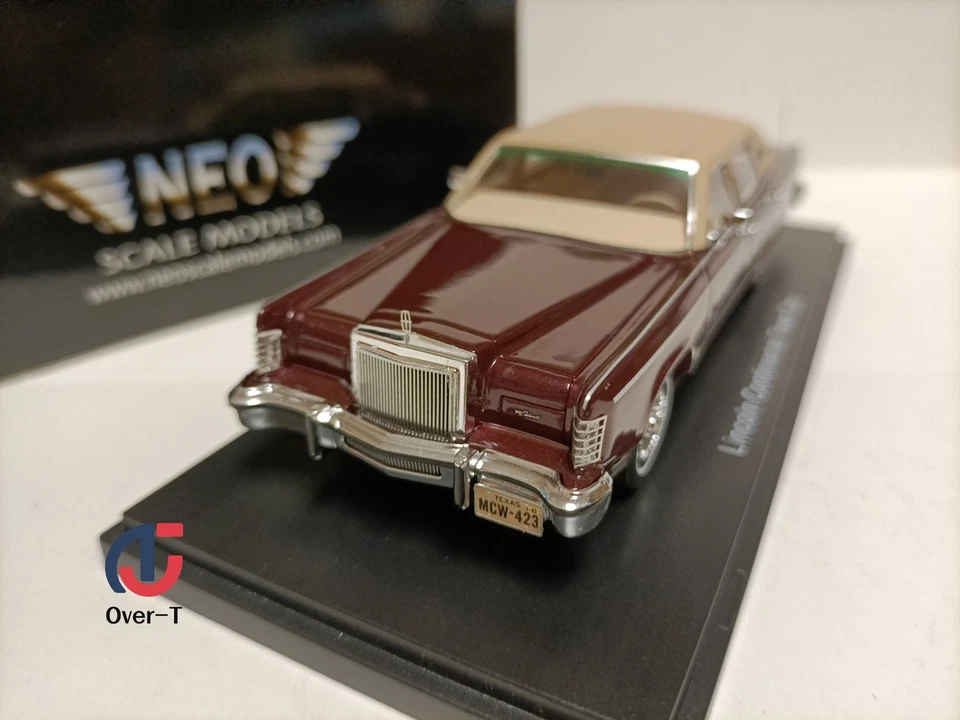 Neo 1:43 Lincoln Town Car 1978 европейский город четырехдверный роскошный седан модель - Изображение 4 из 4