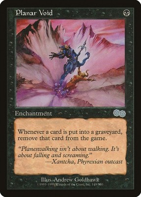 Planar Void / Weltenleere  - URZA's SAGA -  englisch  (fine -) Graveyard Removal