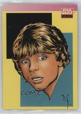 1993 Topps Star Wars Galaxy New Visions Dave Stevens Luke Skywalker #128 1e8j