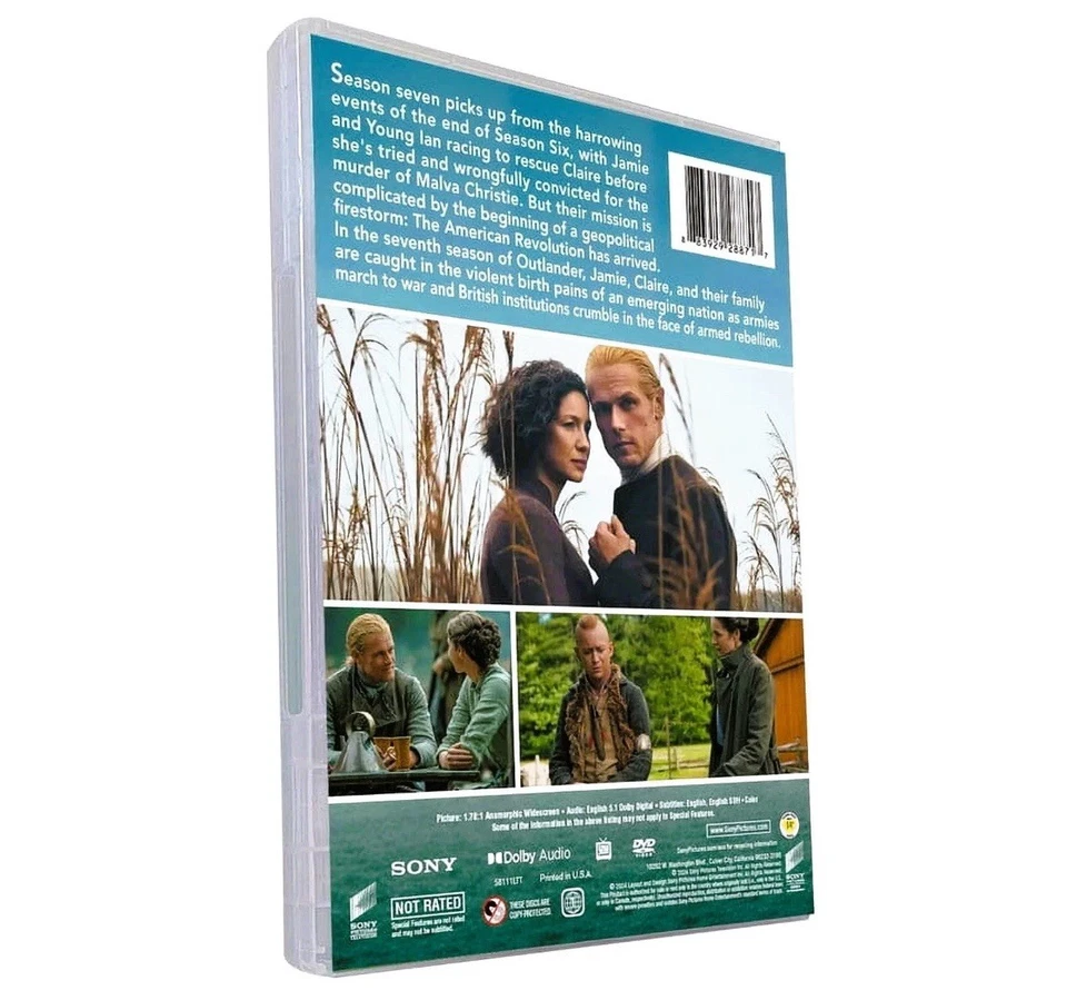 OUTLANDER - Season 7 (6 Discs) - DVD (Factory Sealed) Brand NEW! Fast & Free Pp - Image 2 of 4