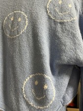 Gently Used Cute Blue Printed Lounge Set Size Small