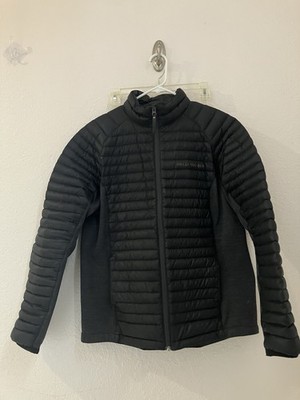 Helly Hansen Men s Size Medium DOWN Pertex Jacket Full Zip Black