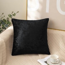 Crushed Velvet Cushion Covers Sofa Throw Pillowcases Cover 16" 18" 20" 22" 24"