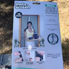 Magic Magnet Screen House Door Mesh Net Walk Through Anti Pests Instant