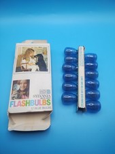 Vintage Sylvania Blue Dot M3B Flashbulbs 12-Pack
