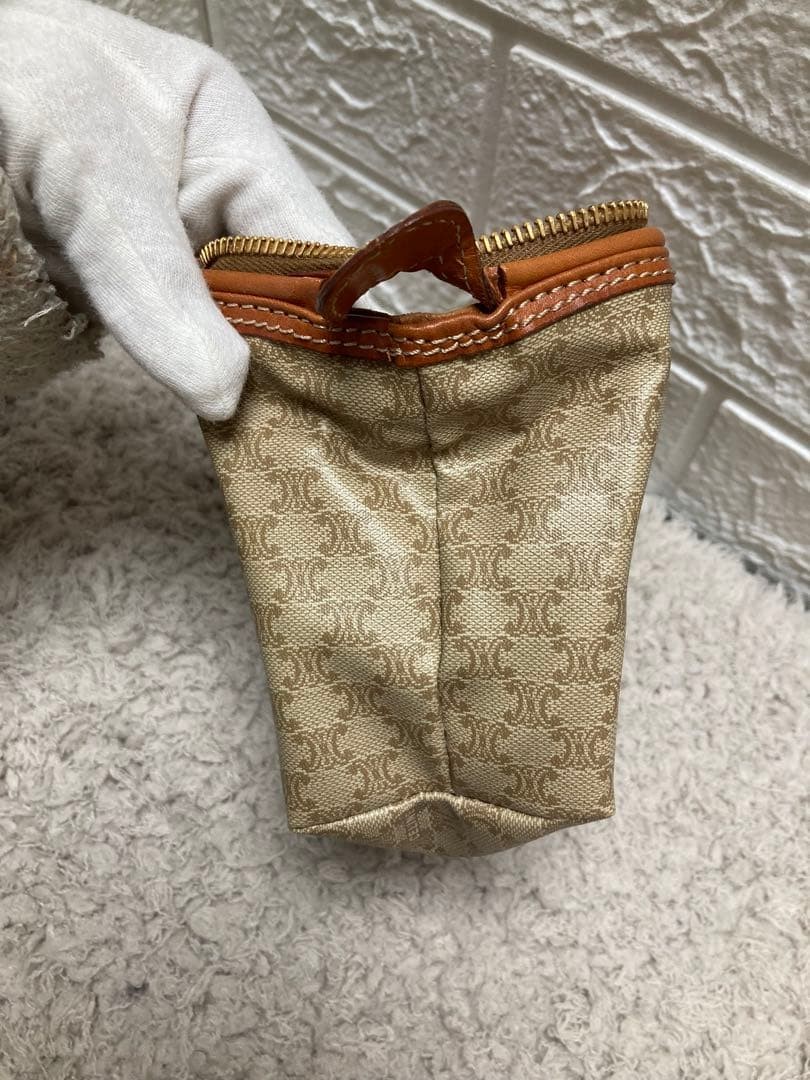 CELINE Macadam Pattern Coated Canvas Leather Smal… - image 9