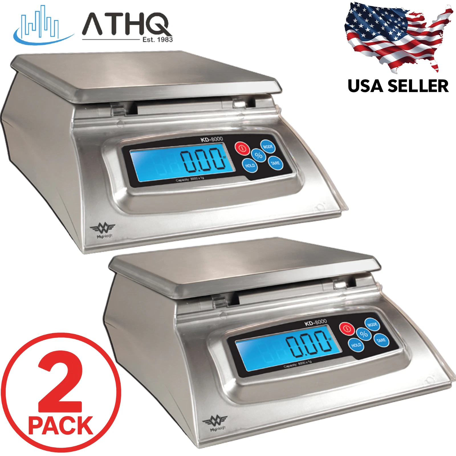 2 My Weigh KD-8000 LCD Digital Kitchen Scale 8kg x 1g Food Baking Cooking Diet
Opens in a new window