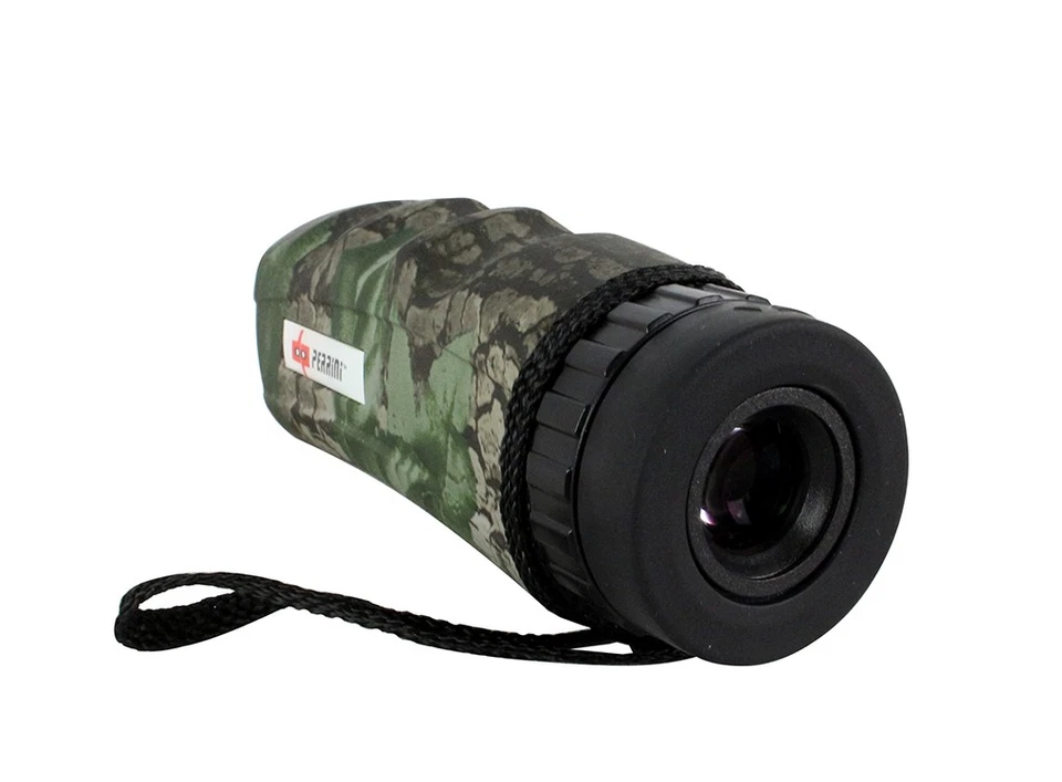 Perrini 10x25 Woodland Camo Monocular with Sheath – Waterproof & Compact - Image 4 of 4