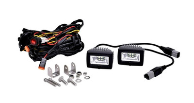 KC Hilites 2'' C-Series C2 LED - 2-Light System 20W Flood Beam 328