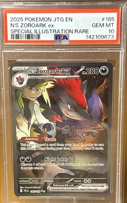 N's Zoroark EX 185/159 PSA 10 - Journey Together - Pokemon Card