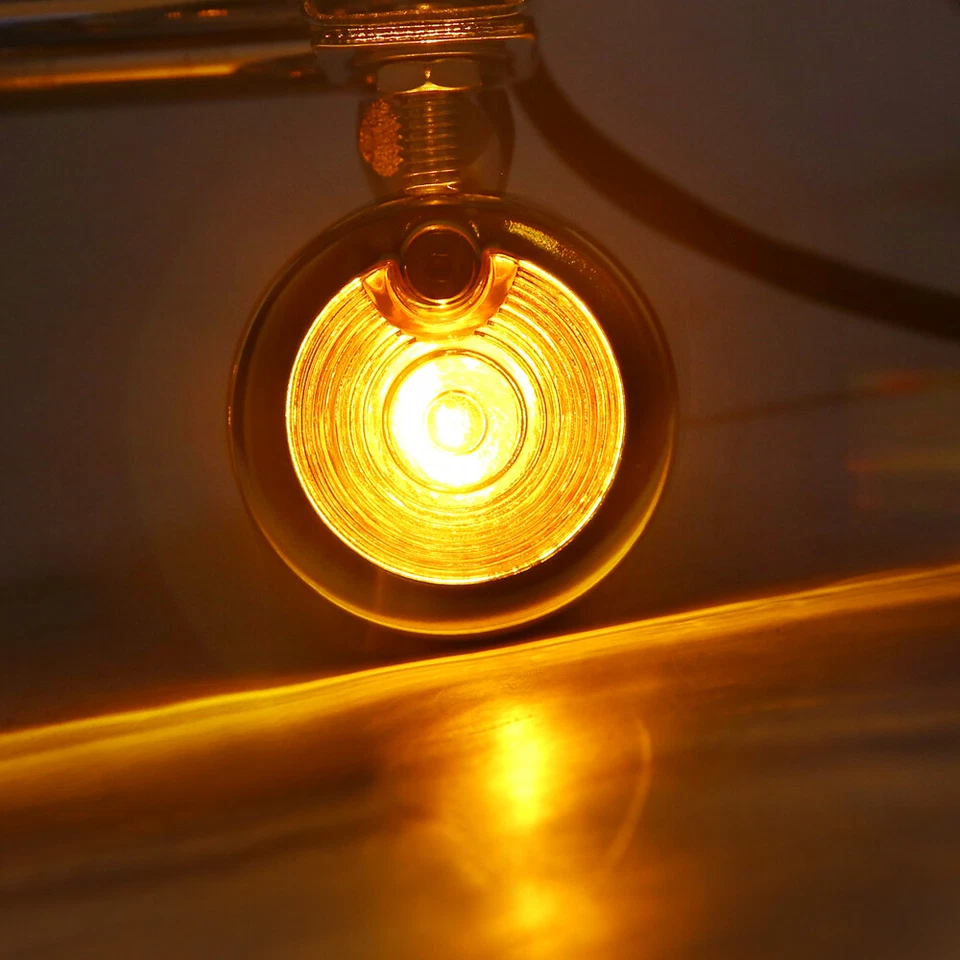 Barra de luces antiniebla de conducción señal de giro de paso para Harley Kawasaki Honda Shadow Foto 4 de 4