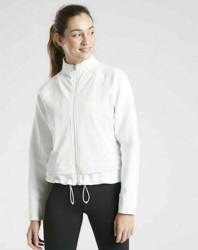 Athleta XXS Break Out Reflective Jacket, XXS White Reflective Warm NWT $228 - Picture 2 of 6