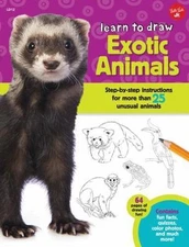 Learn to Draw Exotic Animals: Step-by-st- paperback, 9781633220652, Robbin Cuddy