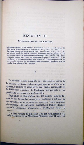 1872 SANTIAGO CHILE DON DIEGO BARROS ARANA REICHTÜMER DER ALTEN JESUITEN - Bild 8 von 9