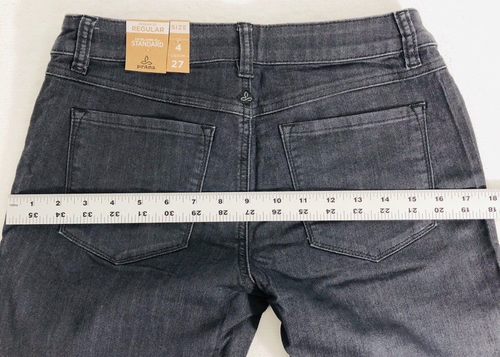 Pantalones de mezclilla prAna Jada para mujer talla 4 índigo estándar 32" entrepierna corte bota nuevos con etiquetas - Imagen 6 de 9