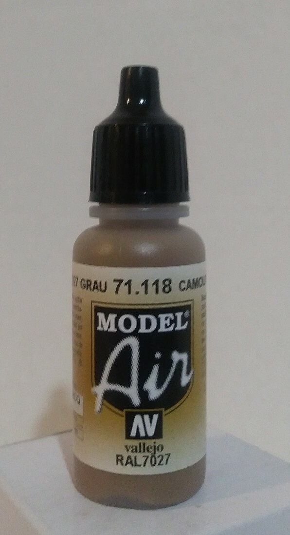 Vallejo Model Air acrylic paint 71.118, Camouflage Grey. eBay