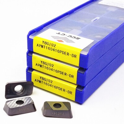 10pcs APMT160416PDER-DR YBG202 ZCC Cutting Tools CNC Carbide Inserts Original