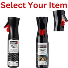 Weber Non-Stick & Grill Grate Cleaner Cooking Spray for BBQ Grill 200ml-300ml