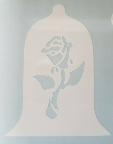Disney Beauty Beast Belle Rose Be Our Guest Chip Vinyl Window car Decal/Sticker - Picture 15 of 22