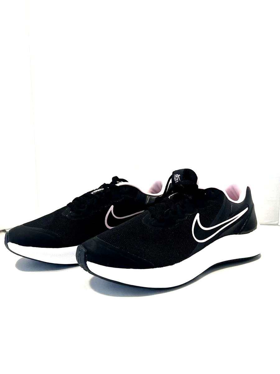 Nike Star Runner 3 Big Kid Girls Running Shoes Black Pink