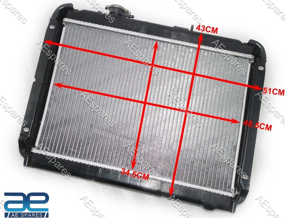 0304AAB00920N Radiator Assembly For Mahindra THAR 1ST GEN 2.5L 2010-2015 S2u - Image 2 of 4