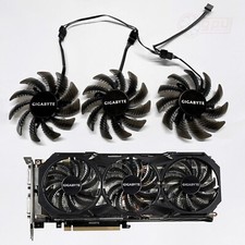 Gigabyte GTX 960 970 980Ti Black GPU Fan Replacement - Cooling fan Set 75mm
