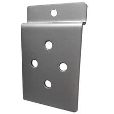 Slatwall Backplate, Slatwall Mounting Plate 100 pieces Silver SPB4S