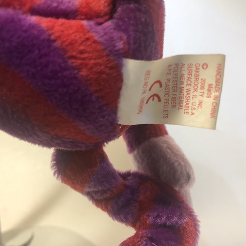 Ty Beanie Baby - Twisty The Monkey Twizzlers Stuffed Plush Exclusive Red Purple - Picture 10 of 12