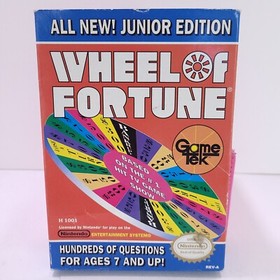 Wheel of Fortune: Junior Edition (Nintendo Entertainment System, 1989) NES CIB