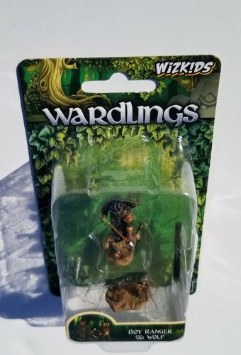 Boy Ranger & Wolf Wizkids Wardlings Miniatures D&D Dungeons & Dragons Collect - Picture 3 of 4