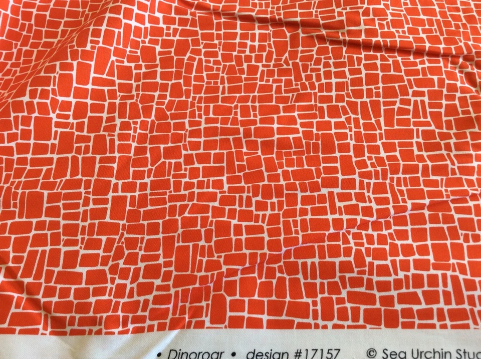 Robert Kaufman - Dinoroar #17157-3 rojo-- por yarda Foto 2 de 3