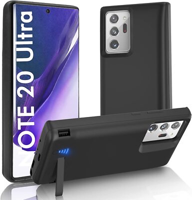 6000mAh Battery Case For Samxung Galaxy Note20 Ultra/S20 Ultra Charger Cases