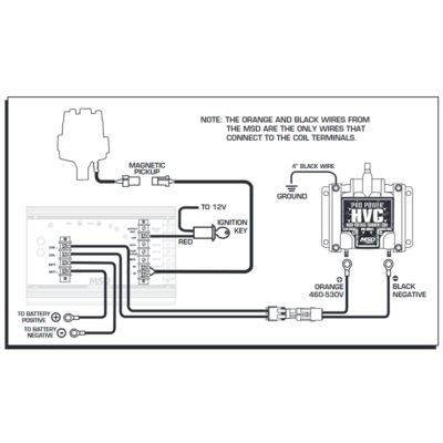 MSD Pro Power HVC Coil Use W/ MSD 7 or 8 Series Ignition Control