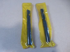 37/64" DIAMETER, 1/2" ROUND SHANK, 118 DEGREE POINT, HSS DRILL BITS *2-PK**4UM63